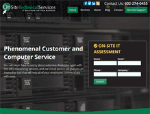 Tablet Screenshot of onsite-tech.com